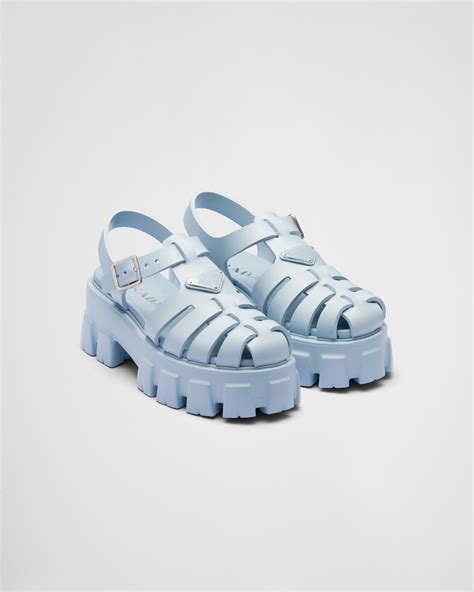 prada shoes baby blue